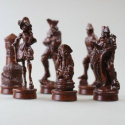Фігури шахові Пірати Brown